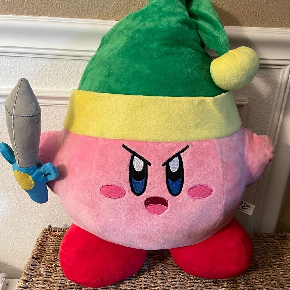 Nintendo Sword KIRBY HUGE Plush 18 Inch